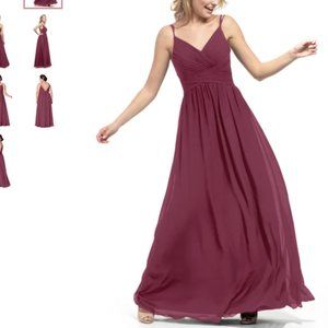 Azazie Dress NWT - Blake in Mulberry